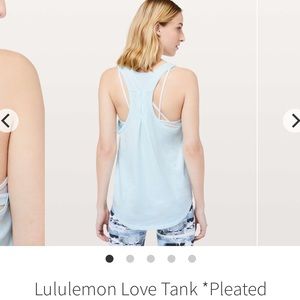 Sheer Lilac/gray Love tank